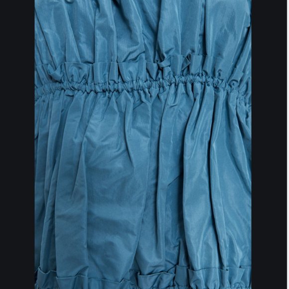 Zara TAFFETA TIE DRESS TRF TRF Mid-blue-8342/115 - Picture 5 of 5